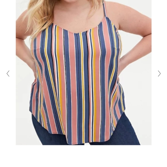 Torrid Multi Stripe Cami - Picture 2 of 3